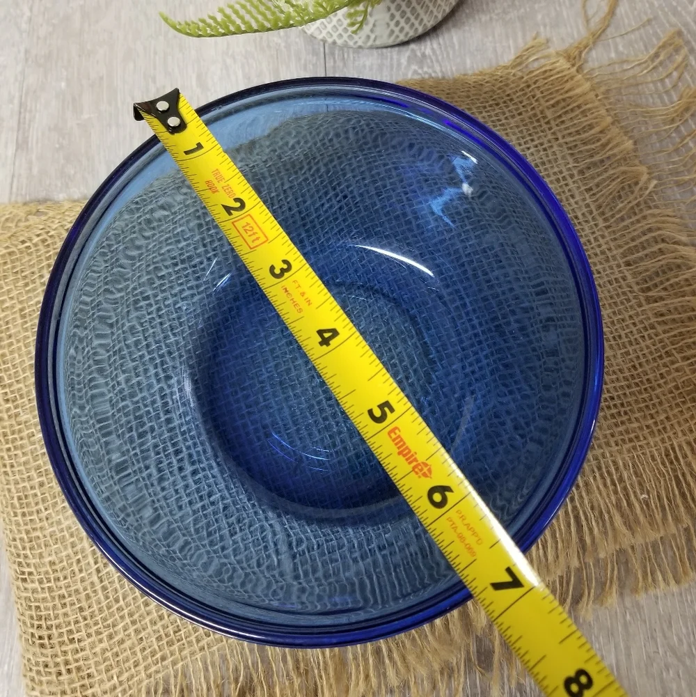 Vintage Cobalt Blue Mixing Bowl
